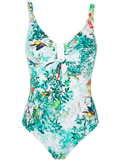 Lygia & Nanny Mirassol Printed Swimsuit In Blue