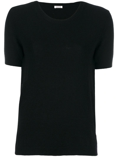 P.a.r.o.s.h Short Sleeve Jumper In Black