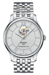 Tissot Tradition Bracelet Watch, 40mm In Silver