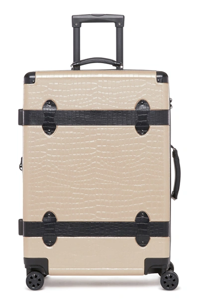 Calpak Trunk 20-inch Rolling Suitcase In Nude