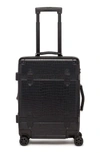 Calpak Trunk 20-inch Rolling Suitcase In Noir
