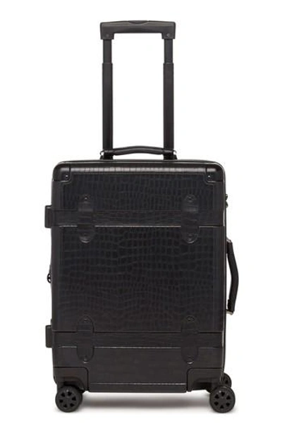 Calpak Trunk 20-inch Rolling Suitcase In Noir