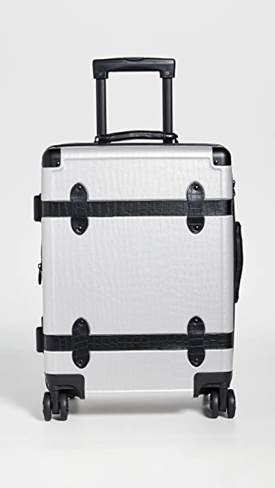 Calpak Trunk 20-inch Rolling Suitcase In Gray