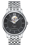 Tissot Tradition Bracelet Watch, 40mm In Black/silver