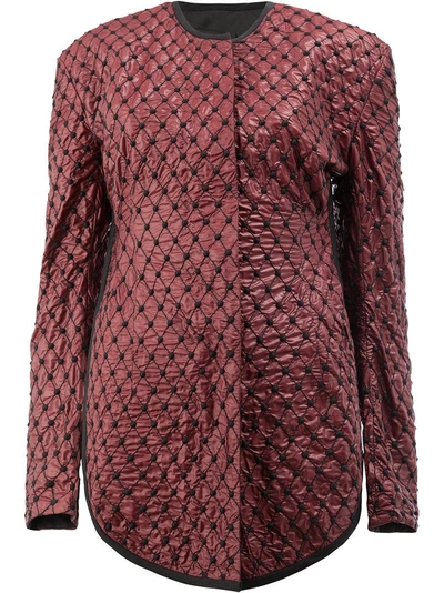 Litkovskaya Quilted Fitted Jacket In Red