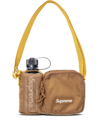 Supreme Box-logo Side Bag "ss22" In Braun