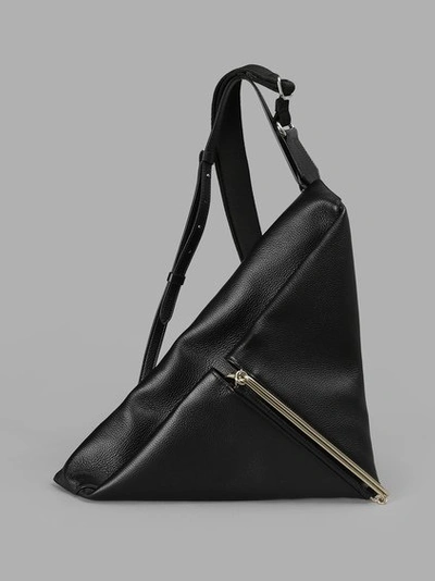 Simone Rainer Black Triangle Shoulder Bag
