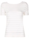 Cashmere In Love Cashmere Carly Lurex Knitted Top In White