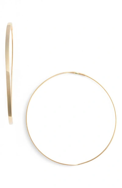 Lana Jewelry 'flat Magic' Medium Hoop Earrings In Yellow Gold