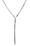 Lana Jewelry 'nude' Y-necklace In Black Gold