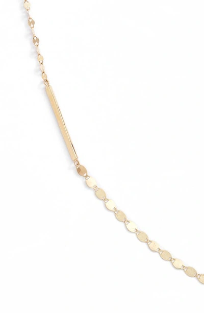 Lana Jewelry Nude Remix Bar Long Necklace In Yellow Gold