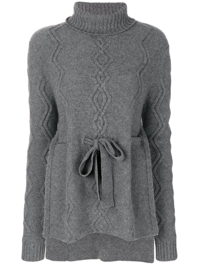Cashmere In Love Cashmere Tosca Sweater In Grey