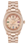 Philipp Plein Queen Bracelet Watch, 36mm In Rose Gold