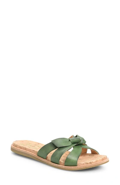 Kork-ease Brigit Slide Sandal In Green F/ G