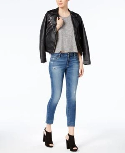 Dl 1961 Davis Slim Crop Girlfriend Jeans In Plymouth