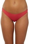 O'neill Saltwater Solids Rockley Bikini Bottoms In Chrysanthemum