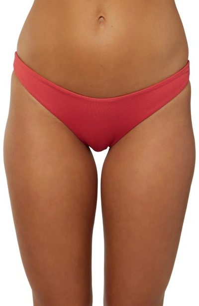 O'neill Saltwater Solids Rockley Bikini Bottoms In Chrysanthemum