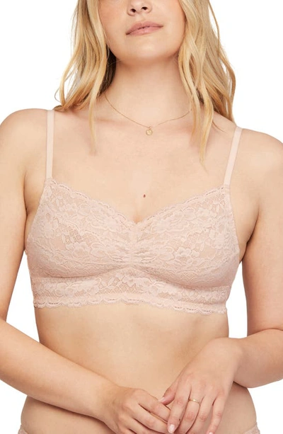 Montelle Intimates Lace Bralette In Champagne
