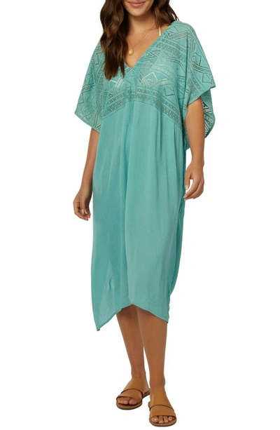 O'neill Desi Cover-up Maxi Dress In Teal