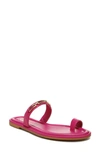 Franco Sarto Jade Toe Loop Sandal In Pink