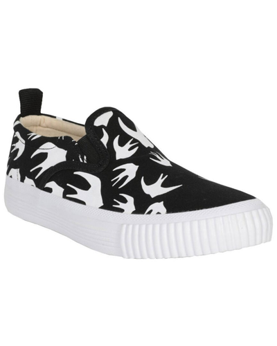 Mcq By Alexander Mcqueen Swallows Slip-on Sneakers In Black