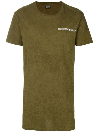 Newams Longline T-shirt - Green