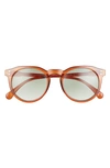 Aire Nucleus V2 53mm Round Sunglasses In Copper / Khaki Grad