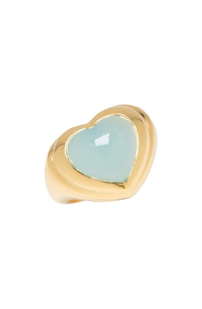 Missoma Heart Ring In Gold