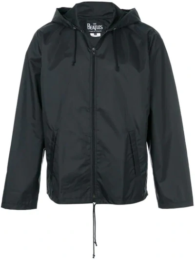 Comme Des Garçons Zipped Hooded Jacket In Black