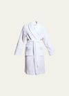 Hanro Plush Short Robe In White
