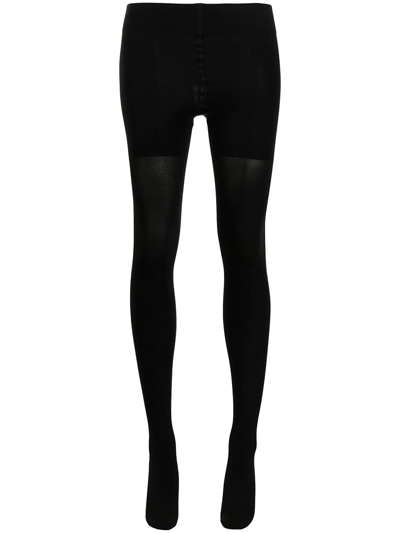 Wolford Opaque Cashmere Tights In Black