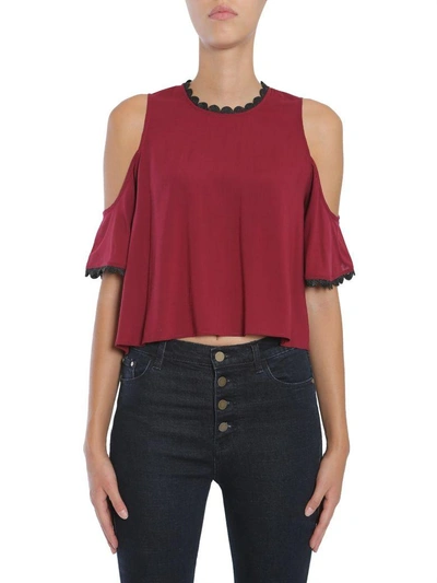 Jovonna Stacy Top In Bordeaux
