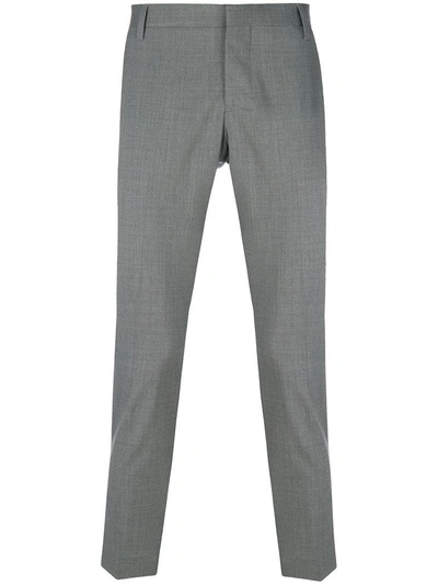 Entre Amis Cropped Tailored Trousers - Grey