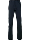Armani Jeans Slim Fit Trousers In Blue