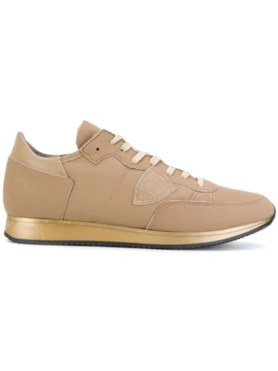 Philippe Model Low-top Sneakers In Brown