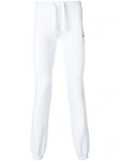 Local Authority Slim Fit Track Trousers In White