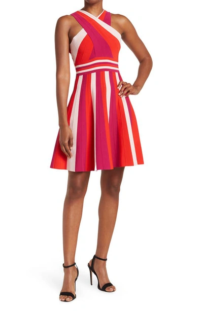 long sleeve hot pink maxi dress Women's Fluttering Breeze Midi Dress, Pink main image 0