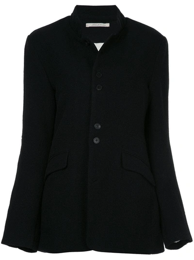 Aleksandr Manamïs Oversized Buttoned Jacket In Black