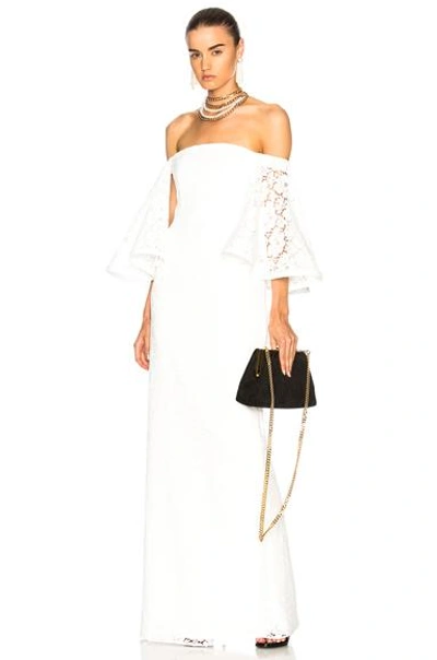 Houghton For Fwrd Gamila Gown In Ivory