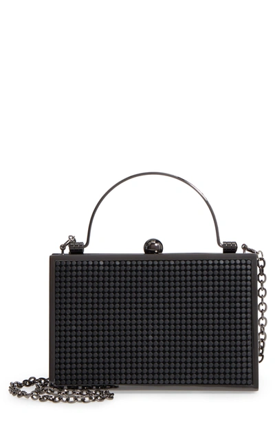 Whiting & Davis Women's Bond Street Metal Mesh Clutch In Matte Black