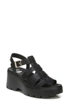 Dr. Scholl's Check It Out Wedge Sandal In Black