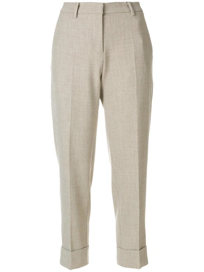 Cambio Cropped Trousers - Neutrals