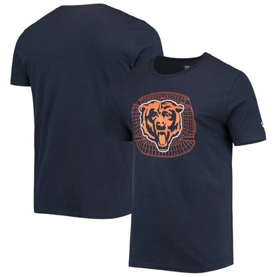 New Era Navy Chicago Bears Stadium T-shirt