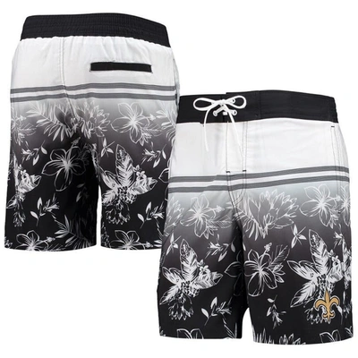 G-iii Sports By Carl Banks Black New Orleans Saints Island Volley Swim Shorts