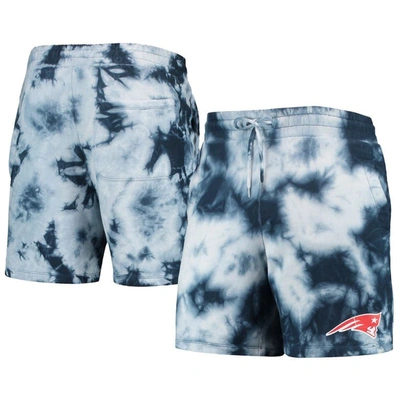 New Era Navy New England Patriots Tie-dye Shorts
