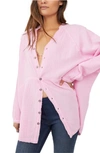 Free People Summer Daydream Tunic Shirt In Double Bubble