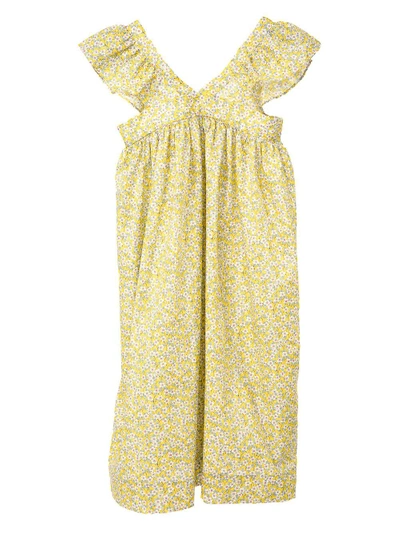Bonpoint The Webster X Lane Crawford 'eleana' Liberty Kids Dress In Yellow