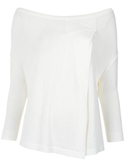 Gloria Coelho Knit Blouse In White