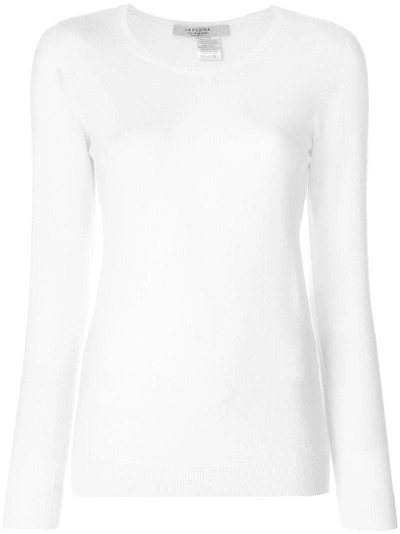 La Fileria For D'aniello Long Sleeved Pullover - White