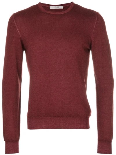 La Fileria For D'aniello Long Sleeved Sweatshirt - Red In Red